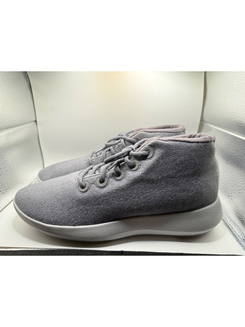 Allbirds Men’s 14 Wool Runner-Up Mizzle in Grey